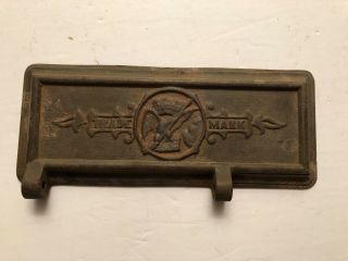 Cast Iron Emerson Brantingham Mower Tool Box Lid And Gear Cover