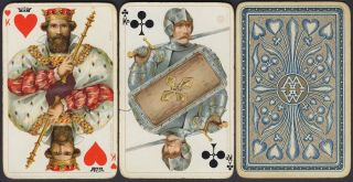 Antique Dondorf Playing Cards For Adolph Wulff C.  1910 Germany