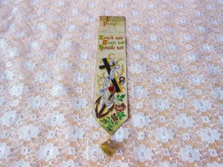 Victorian Woven Silk Bookmark/thomas Stevens/templars Pledge