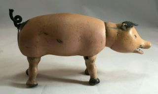 Vintage Schoenhut Pig With Painted Eyes
