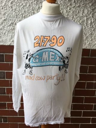 Inspiral Carpets Vintage G - Mex 1990 T - Shirt Size Xl Mad Cow Party Moo