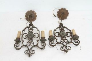Antique Gothic Wrought Iron Hanging Lights Very Unique