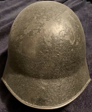 Swiss Helmet Model 1918 - 1940 Switzerland M.  18 - 40 Complete Camo Paint