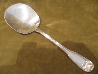 20th C French Sterling Silver Minerve Strawberry Server Puiforcat Shells