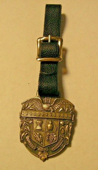 VINTAGE ADV.  H.  CLARKE & SONS BALTIMORE,  MD.  MAIL ORDER WINE & WHISKEY WATCH FOB 2