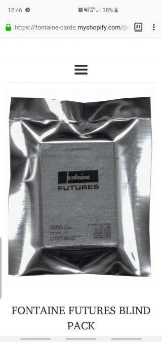 In Hand Fontaine Futures Random Blind Pack Playing Cards 2019 500 Glitch