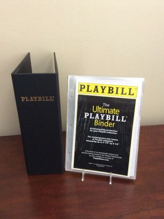 Ultimate Playbill Binder Archival Storage For Contemporary Sized Programs