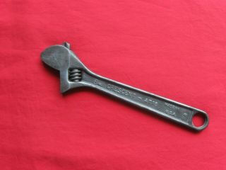 Vintage Crescent At 18 8 " Adjustable Wrench