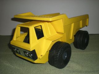 1973 Ideal Toy Corp.  Mighty Mo Plastic Friction Dump Truck (awe Cond)