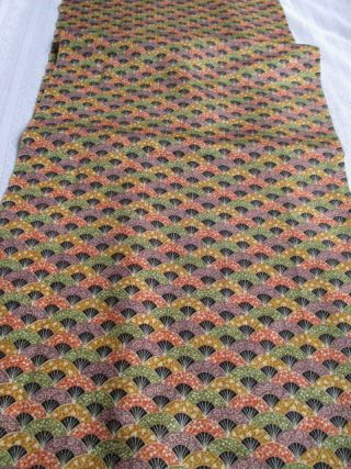 F026 Vintage Japanese Silk Kimono Fabric/ Quilt Craft / 160cm