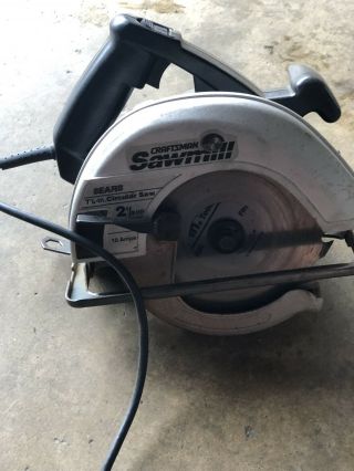 Sears Craftsman Sawmill 7 1/4 " Electric Circular Saw.
