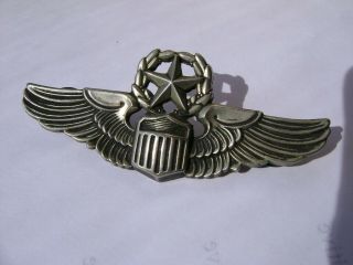 Ww 2 Us Army Air Corps Meyer Command Pilot Wings Sterling 3 " Clutchback