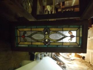 ANTIQUE AMERICAN STAINED GLASS WINDOW,  CIRCA 1899 2