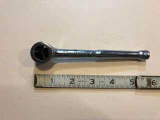 Vintage Craftsman 943795 1/4 " Drive Ratchet Wrench W/thumb Wheel Drive Assist