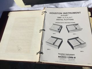 Vintage HOUSTON INSTRUMENT DMP - 7 SERIES HI PLOT DIGITAL PLOTTER With manuals 2