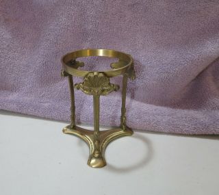 Solid Brass Footed Pedestal Display Stand Base For Bowl Vase Paperweight Art