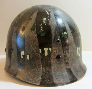 Rare Authentic 1944 Ww2 Westinghouse High Pressure M1 Helmet Liner - Unpainted