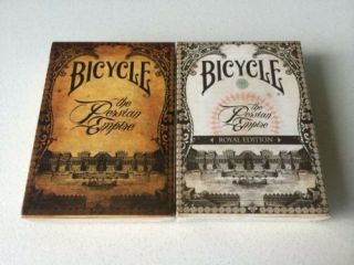 Set Of 2 Bicycle The Persian Empire Standard & Royal Edition Playing Card Decks