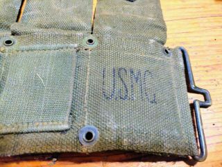 Wwii Ww2 Usmc M1 Garand Ammo Belt Usmc Cartridge Belt
