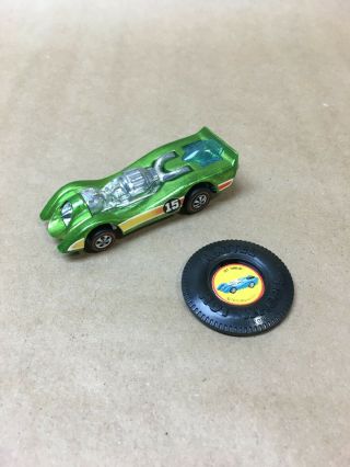 1971 Hot Wheels Jet Threat With Plastic Owner 
