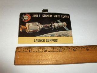 Nasa 1975 Jfksc Apollo Soyuz Launch Support Launch Access Badge 245