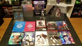 Ghost In The Shell Limited Edition Dvds,  Blurays,  Ps2 Game & Figma Action Figure