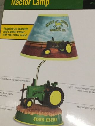John Deere Tractor Lamp With Lights Animation & Real Tractor Sounds 028821
