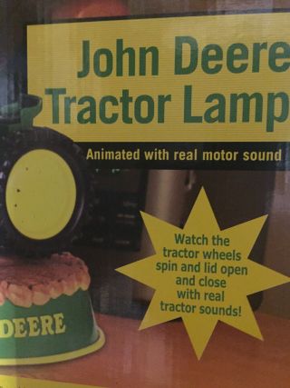 John Deere Tractor Lamp With Lights Animation & Real Tractor Sounds 028821 3
