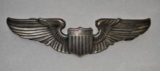 Wwii Army Pilot Wings - Clutch Back
