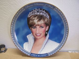 The Franklin Diana Princess Of Wales Limited Edition Porcelain Plate