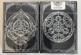 Black Magic Gilded Playing Cards 