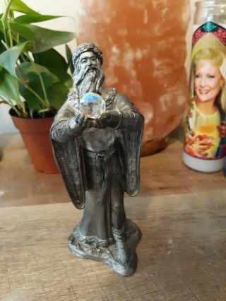 Michael Ricker Pewter The Wizard Of Fall Steve Collectible Figurine /900