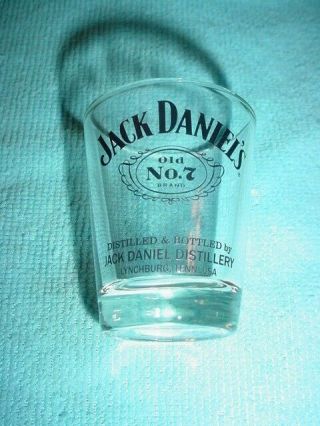 Vintage Jack Daniels Old No 7 Shot Glass Jack Daniels Distillery Lynchburg Tenn.