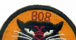WW2 ETO US Army 808th TANK DESTROYER BATTALION SSI Cotton PATCH 100 AUTHENTIC 3
