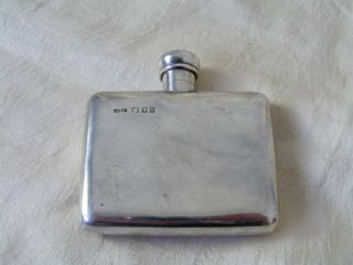 Antique Asprey & Co Silver Whiskey Flask 1934