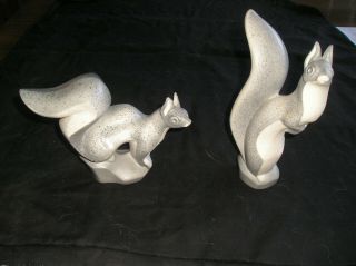 Betty Davenport Ford Design Ceramic Squirrels Florence Ceramics