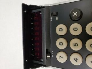 SANYO ICC - 804D Vintage Red LED 4 function Calculator Collectable 2