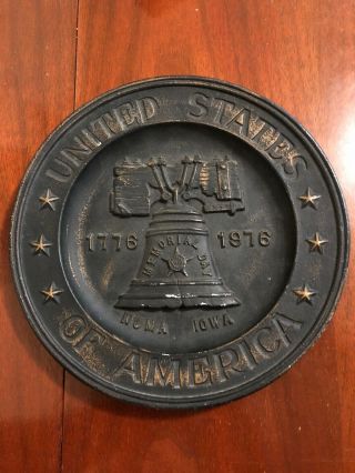 Vintage American Legion Metal Liberty Bell Plate