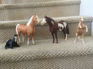 Breyer set of eleven horses,  different colors and sizes from 1960 ' s 3