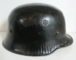 German Ww 2 Firefighter / Feuerschutzpolizei M34 Helmet