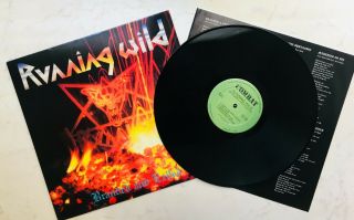 Running Wild ‎– Branded And Exiled [lp] Rare Vinyl.  Combat.  1985.  Us
