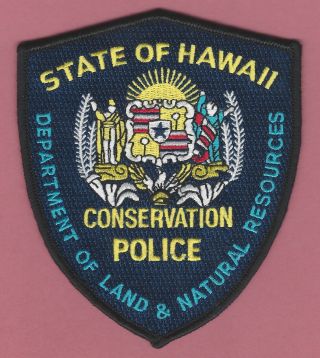 State Of Hawaii Conservation Police Shoulder Patch