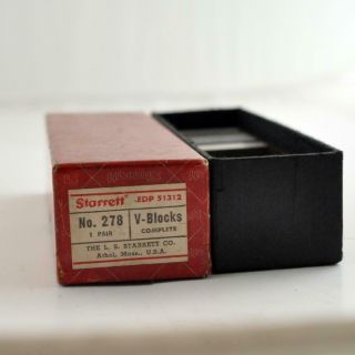 Vintage Starrett V - Blocks Complete No.  279