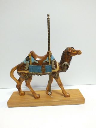 Jerry Reinhardt Carved Miniature Carousel Figure: Ptc Camel