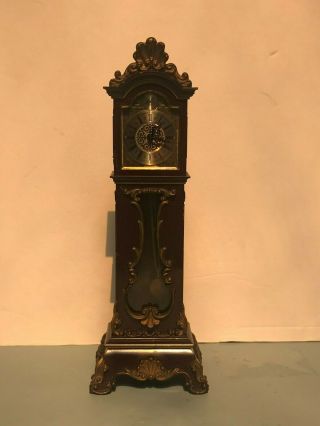 Vintage Schmid 8 - Day Wind Up Miniature Grandfather Clock