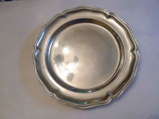 Wilton Armetale Queen Anne 14 - 1/4 " Round Platter Charger Tray Rwp Usa