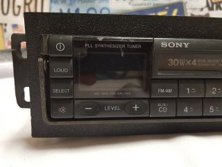 Vintage Sony Xr - 7300 Bmw Pull Out Vintage Car Stereo Cassette Please Read