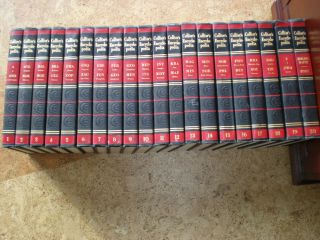 1955 Vintage Full Set Of 20 Volumes Collier 