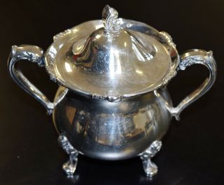 International Silver: Sylvia Webster Wilcox 3 - pc silverplate coffee/tea set 3