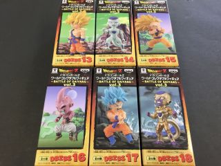 Dragon Ball Z World Collectable Figure Wcf Doll Battle Of Saiyans Vol.  3 3 Set 6